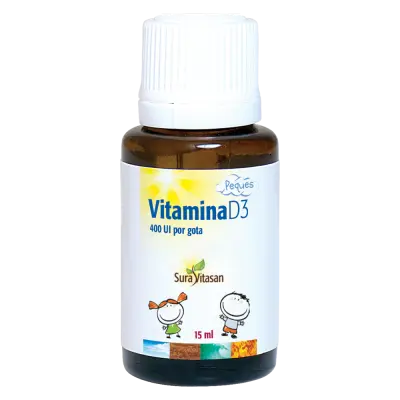 Vitamina D3 Peques 15ml 400Ui - SURAVITASAN
