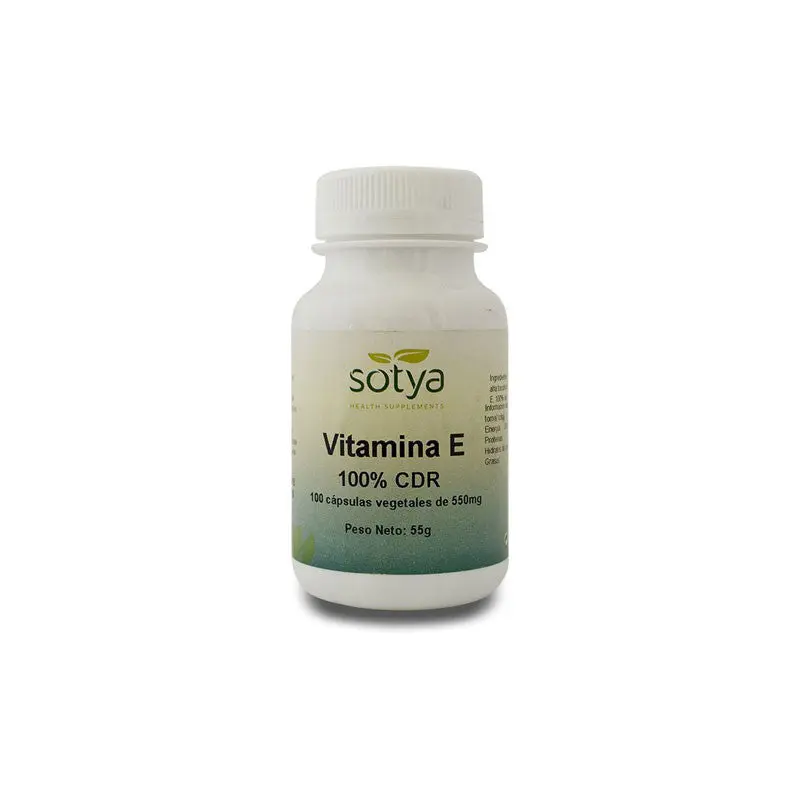 Vitamina E natural 20 mg 100 cápsulas Sotya