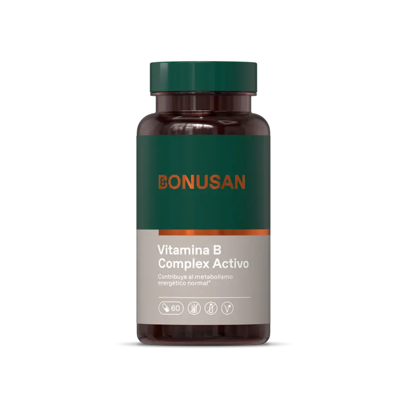 Vitaminas Complejo B activo / 620 caps - BONUSAN