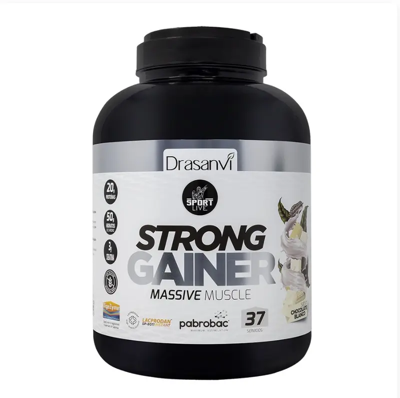 WEIGHT GAINER 3kg Chocolate Blanco DRASANVI.
