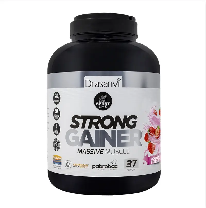 WEIGHT GAINER 3kg Yogur Fresa DRASANVI.