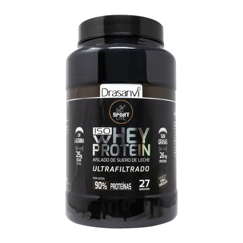 WHEY PROTEIN AISLADO DOBLE CHOCOLATE 800G SPORT LIVE DRASANVI
