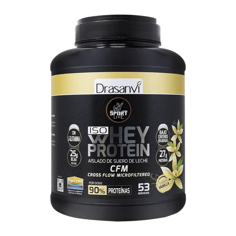 WHEY PROTEIN AISLADO VAINILLA 1,6kg SPORT LIVE DRASANVI