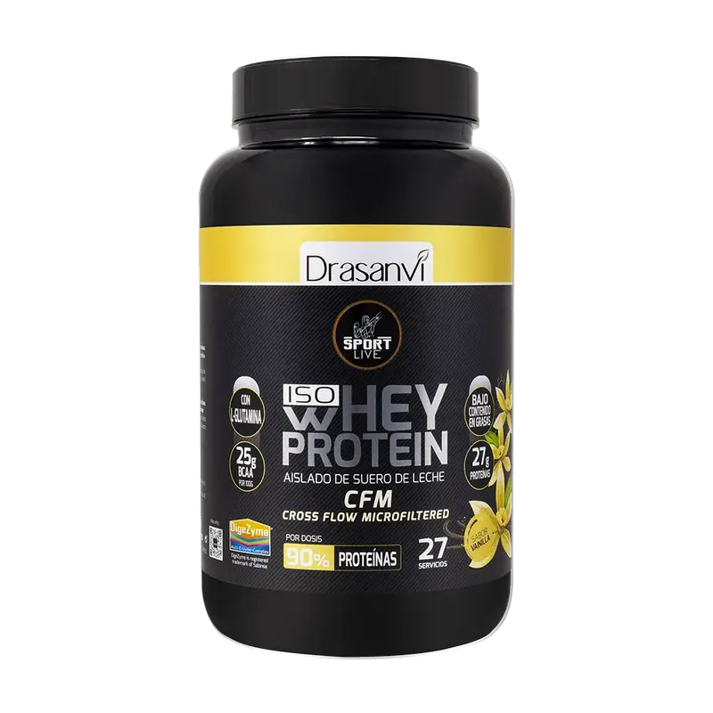 WHEY PROTEIN AISLADO VAINILLA 800G SPORT LIVE DRASANVI