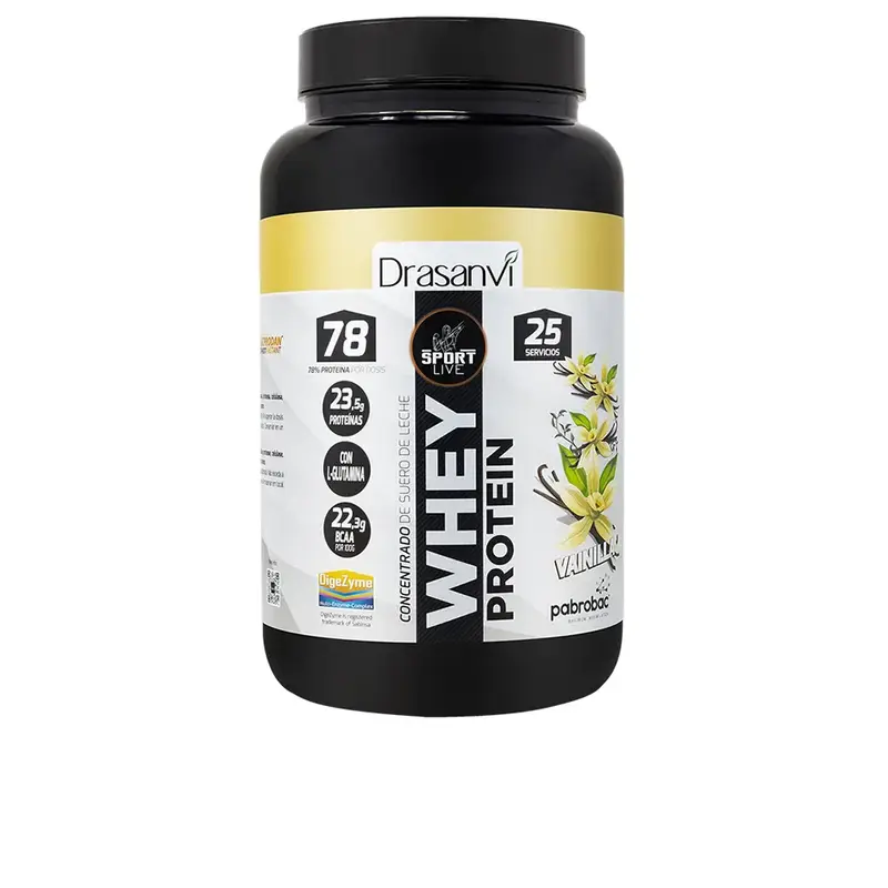 WHEY PROTEIN CONCENTRADA VAINILLA 750G SPORT LIVE DRASANVI