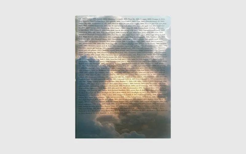 WOLFGANG TILLMANS