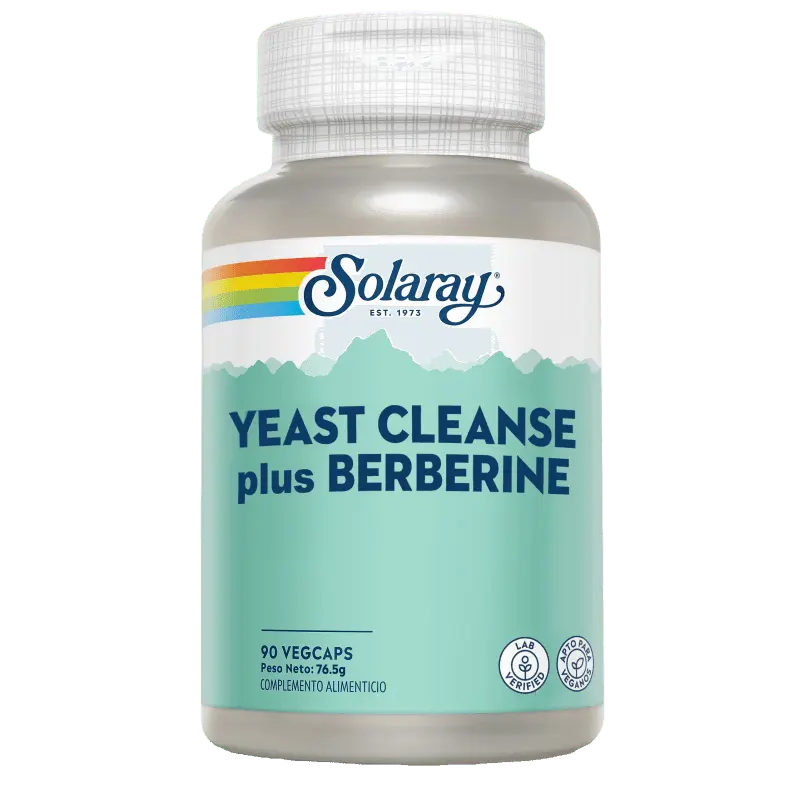 Yeast Cleanse Plus Berberine Vegan - Solaray