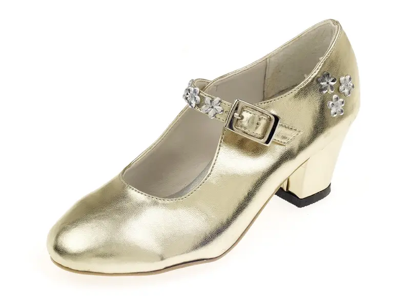 Zapatos Madeleine en color dorado