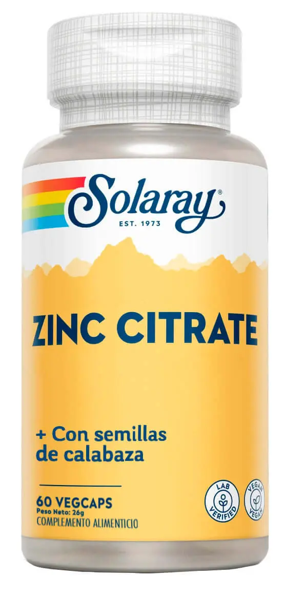 Zinc - 60 vegacáps - Solaray