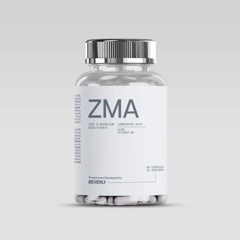 ZMA - Zinc y Bisglicinato de Magnesio - 60 Caps - 30 Servicios
